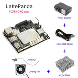 lattepanda 4G+64GB board, Intel X86 X64 Z8350 Quad Core 1.8GHz Full Windows10/Linux ArduinoATmega32u4 on board,Deep Learning